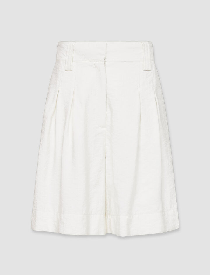 Joseph, Handley-Pant-Textured Twill, in Ivory